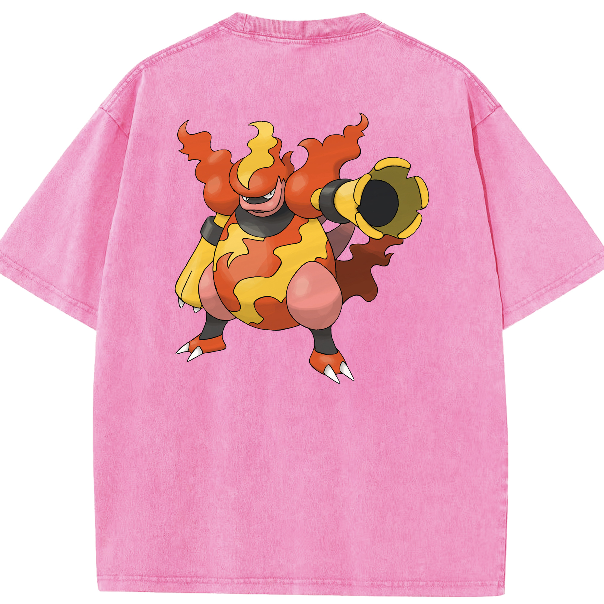 （画像用） ポケットモンスター Pokémon 綿100% ヴィンテージ風 半袖Tシャツ（背面プリント）